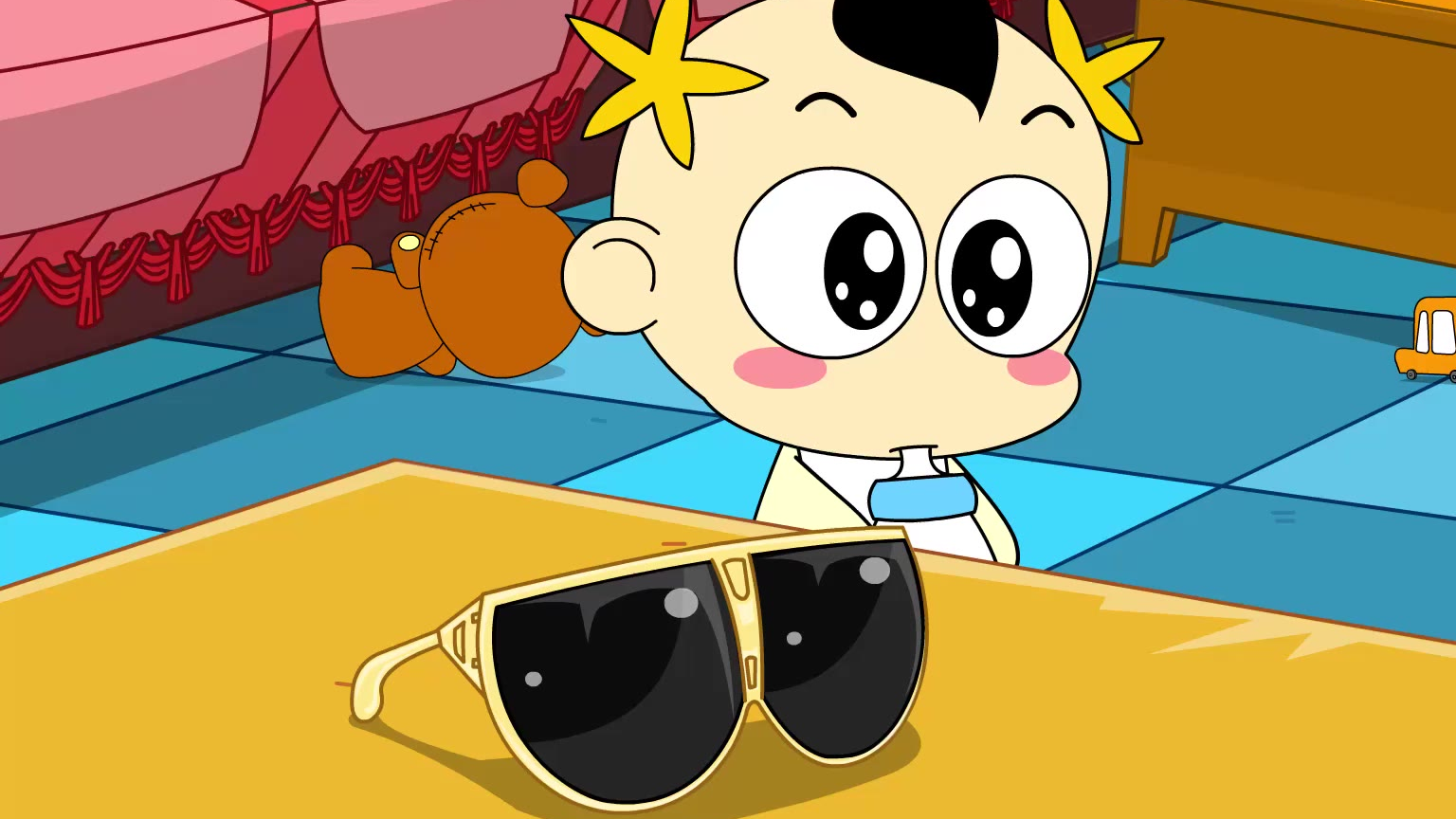 奶瓶小星让鱼钓我吧搞笑动画短片小视频