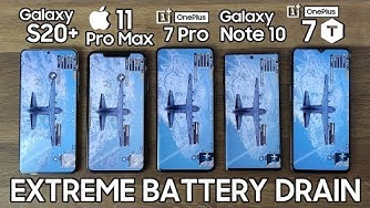 S20+与iPhone 11 Pro Max/一加7Pro/Note10/7T电池续航测试!