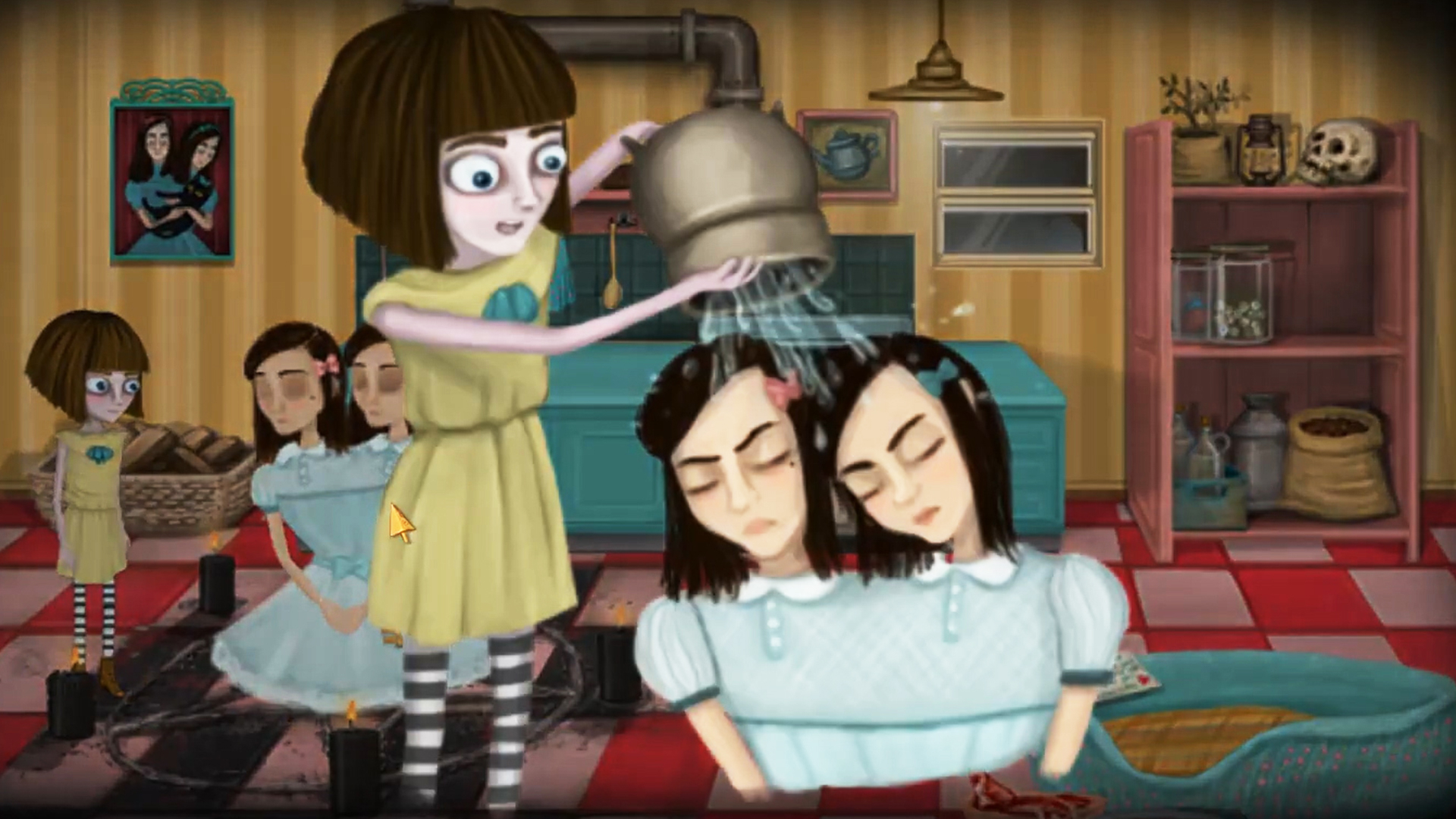 两个头的女孩子你会喜欢吗?