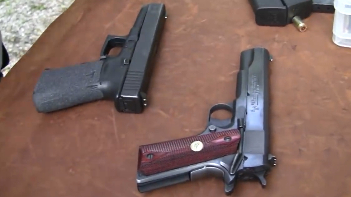 Glock与M1911对比评测