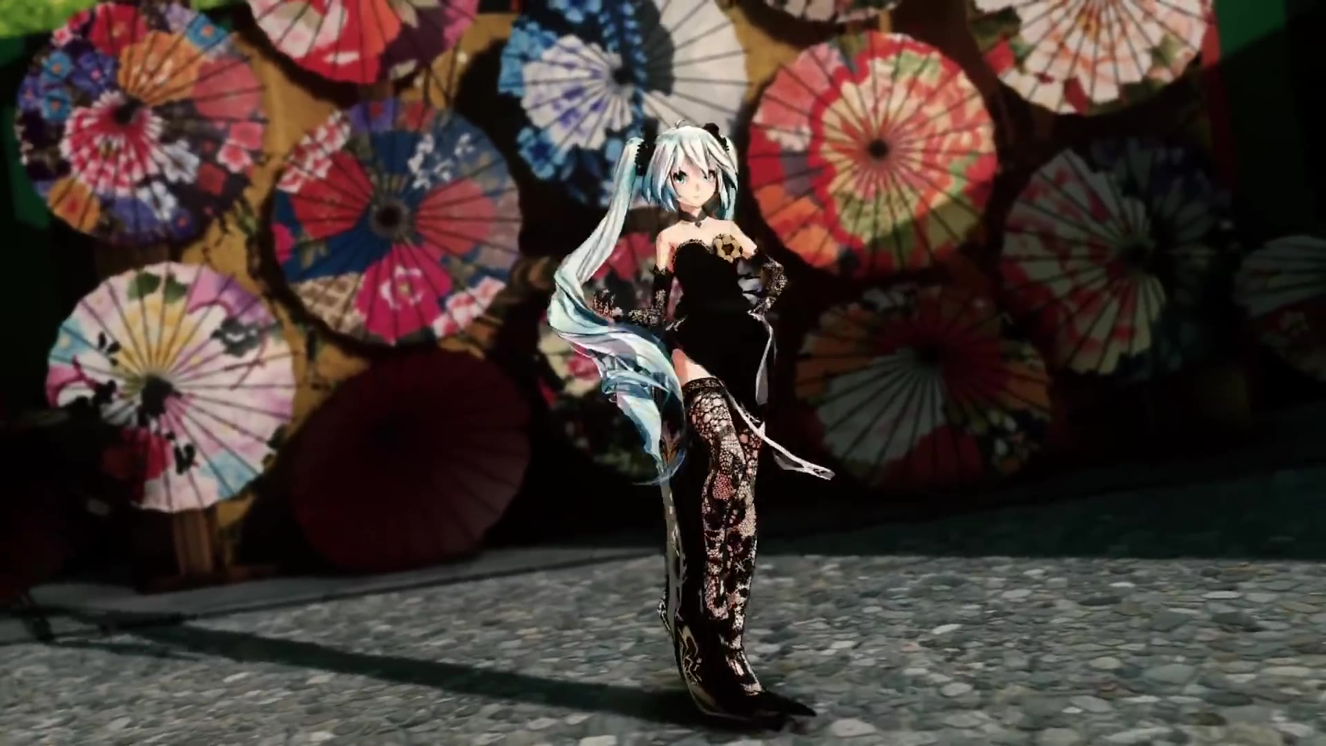 【MMD】 黑丝初音未来跳极乐净土 ?你没听错噢