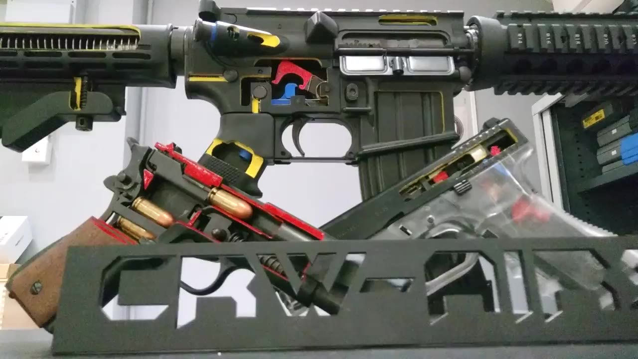 CRW自家製作Cutaway G17 M4 GBB