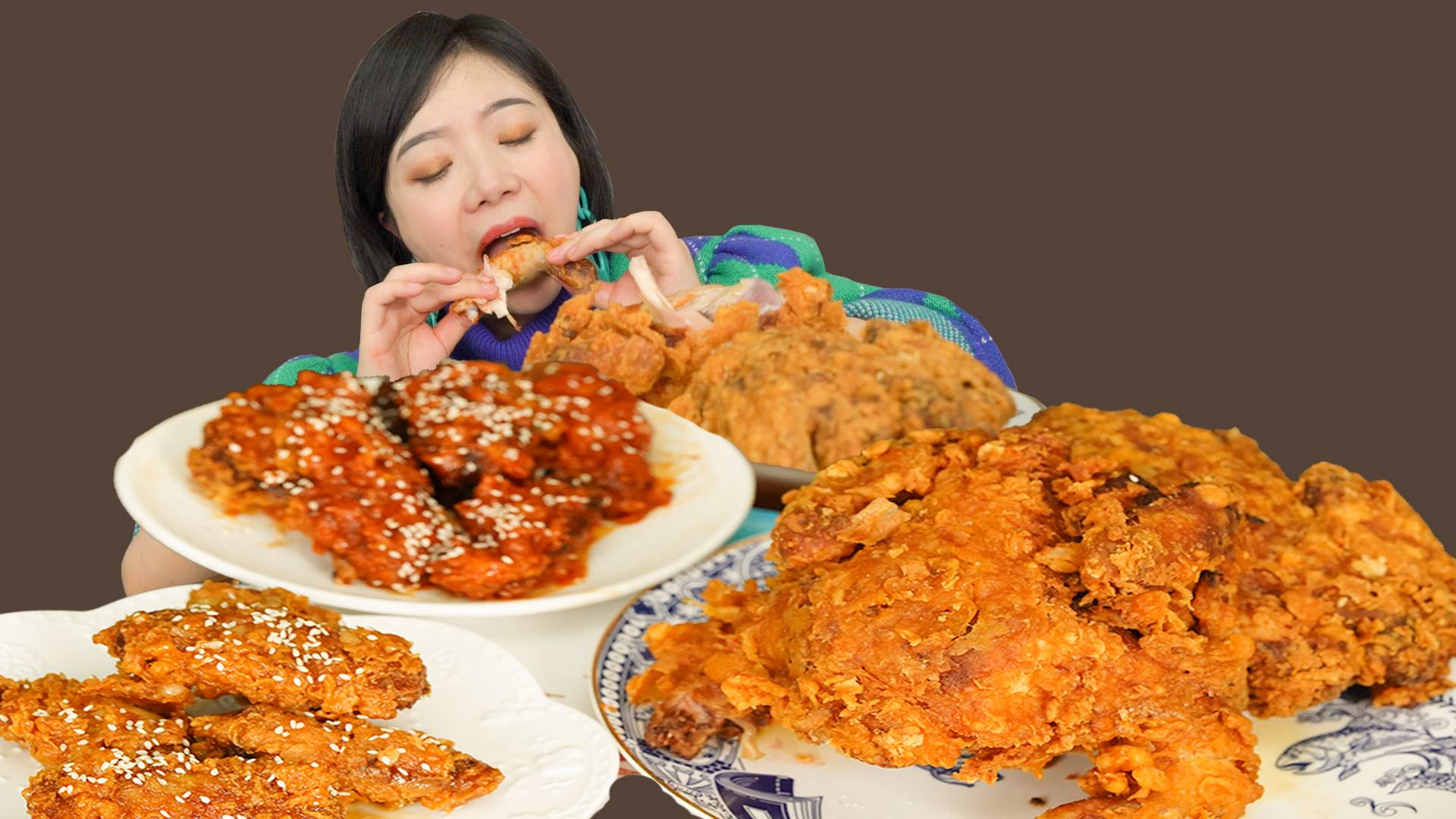 30块钱做两只韩式炸整鸡,蜂蜜黄油和韩式辣酱你pick哪个口味?