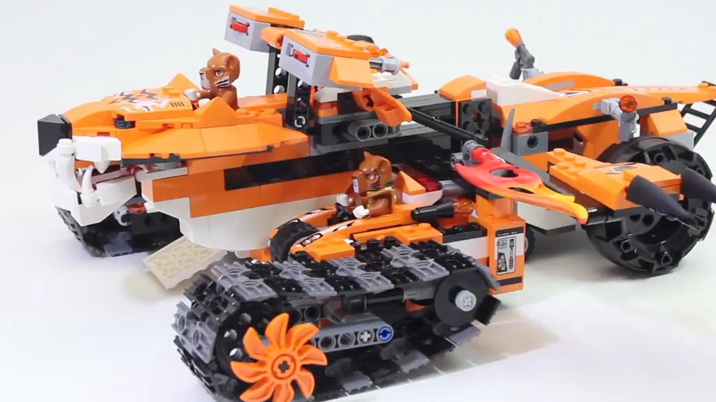 乐高70224 神虎部落的超级战车基地