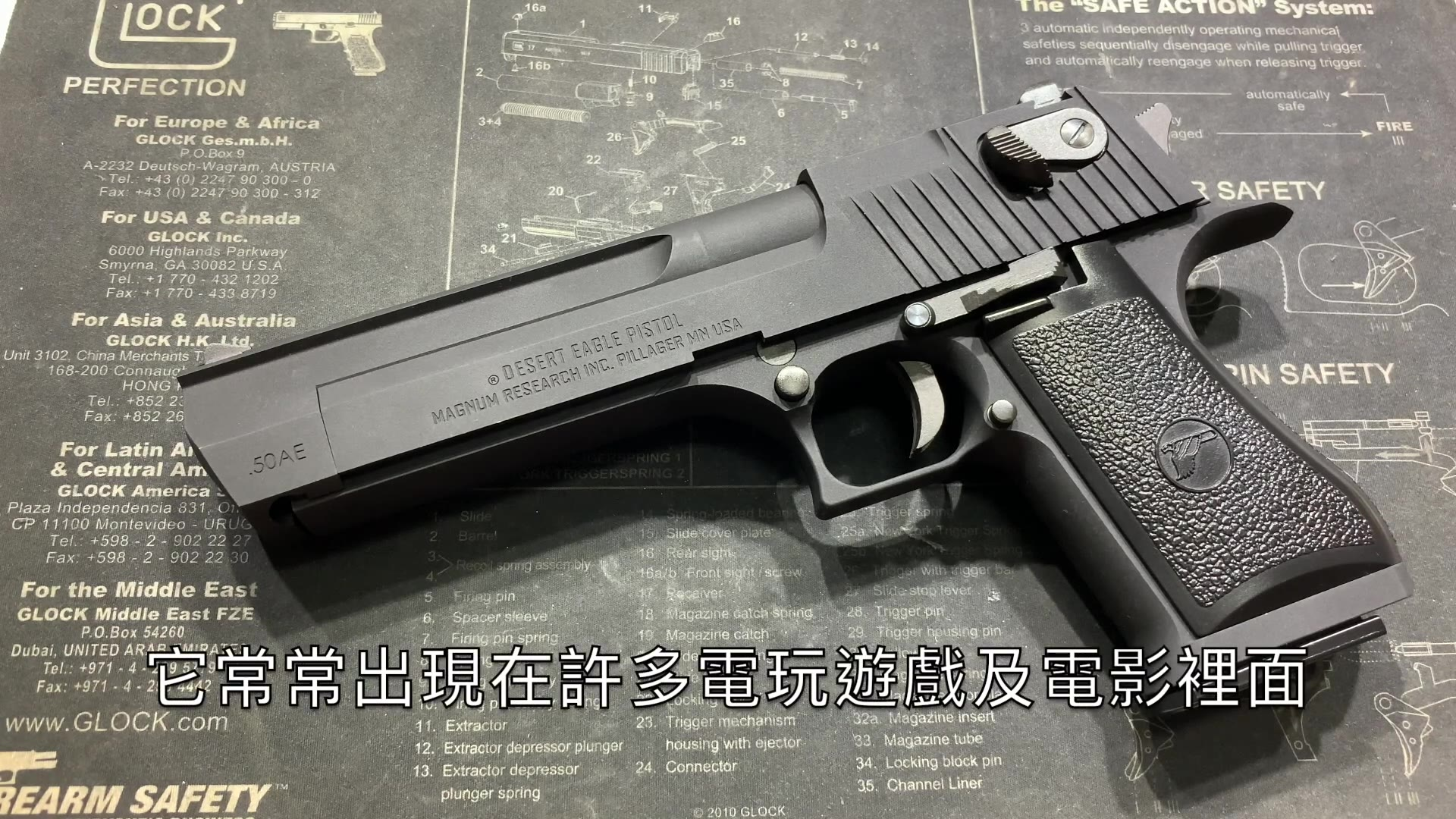 油管搬运|WE _ Cybergun Desert Eagle .50 Cal GBB原廠開箱