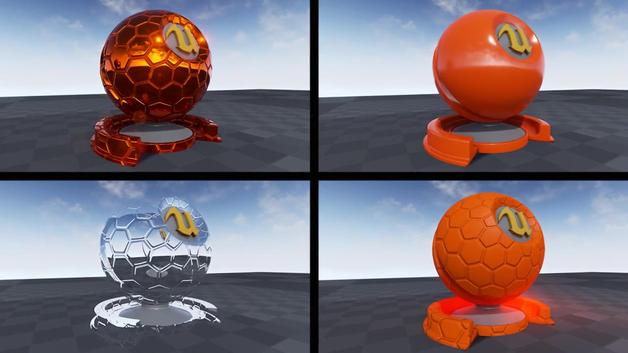 UE4虚幻游戏引擎材质制作视频教程-16集(附视频、工程源文件下载)