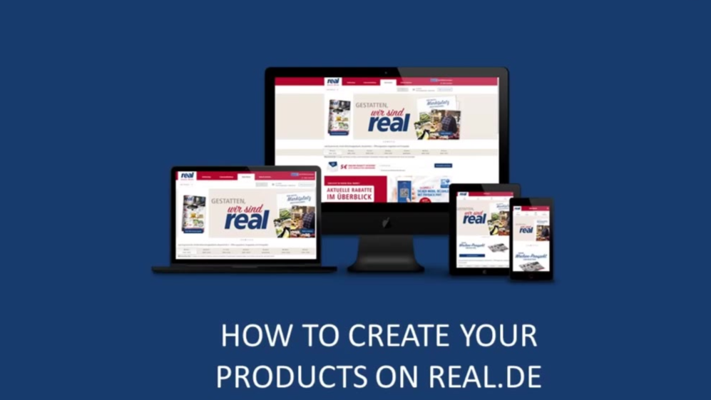 如何在Real.de上创建产品