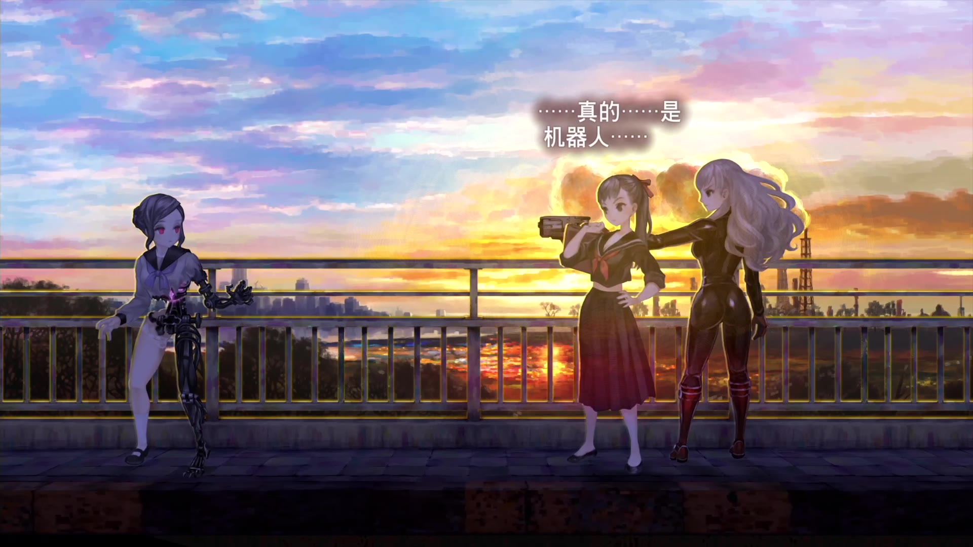 《十三机兵防卫圈》04 鹰宫由贵 南奈津乃 三浦庆太郎