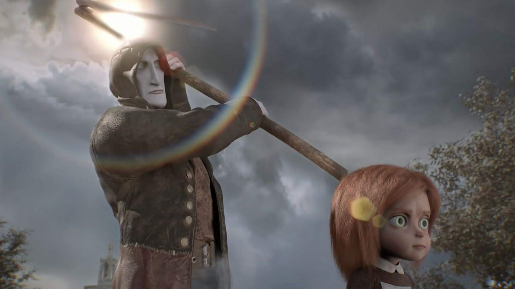 死神系列小短片《死神镰刀与小女孩》