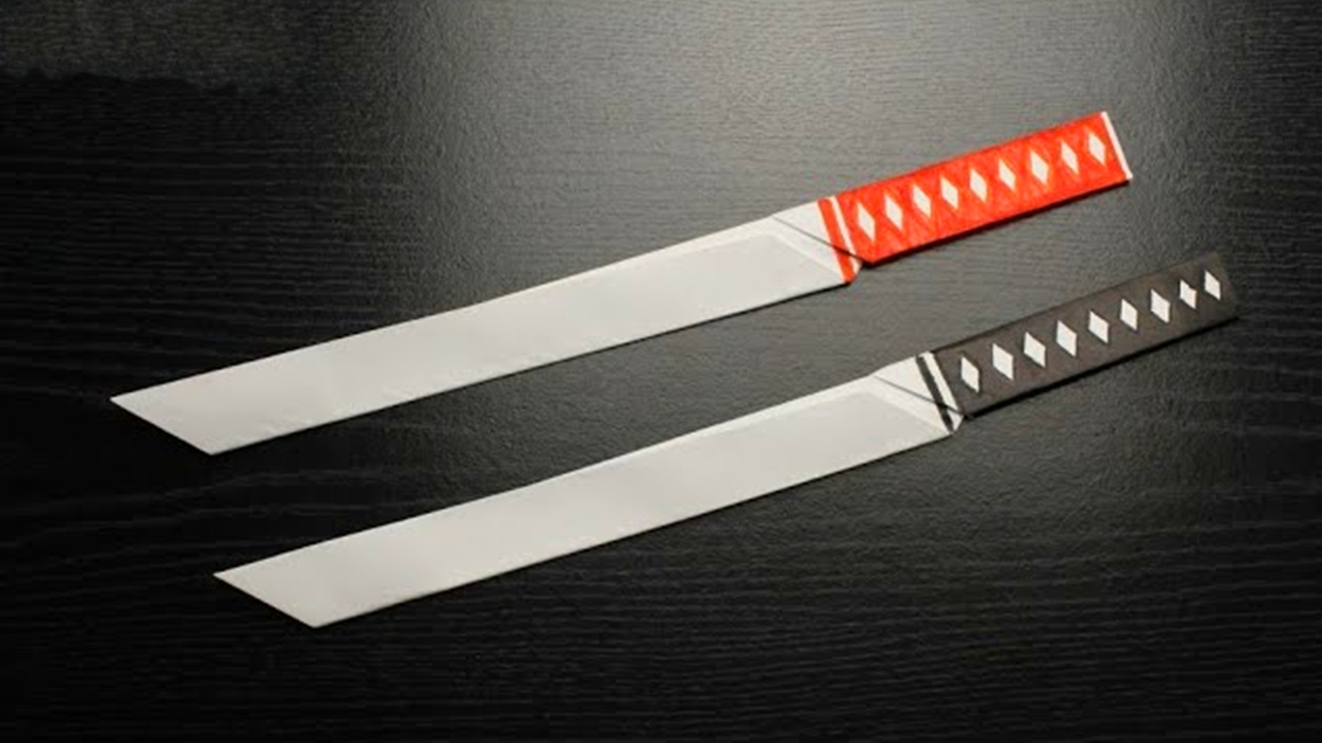 教你折纸简单帅气的武士刀,折好还能当书签,很实用!