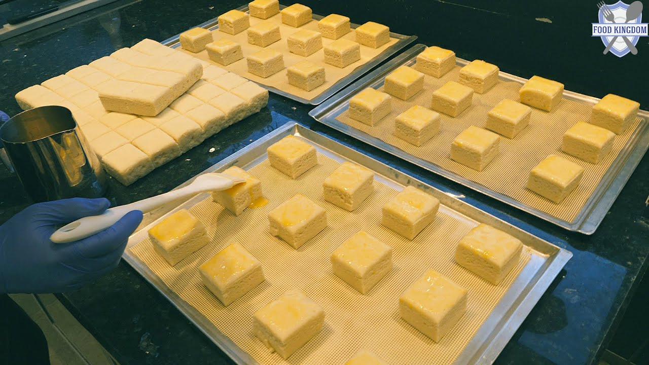 3900韩元的黄油司康饼 , 韩国街头食品!