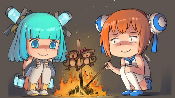 【AC娘X阿苇】AcFun俩傻妞