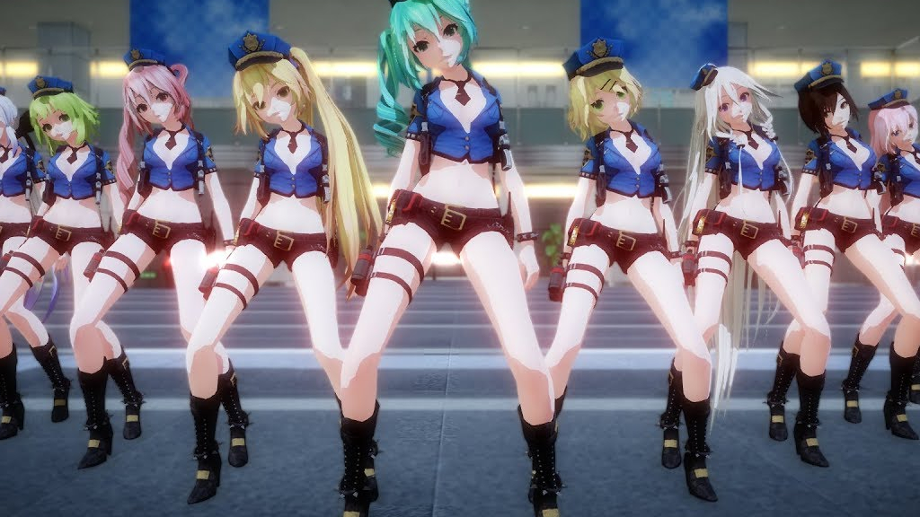 【MMD】BAAM(MOMOLAND) - TDA Velvet Police