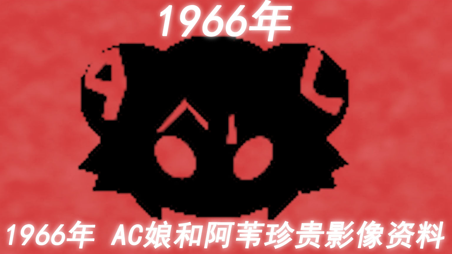 1 9 6 6年 AC娘和阿苇珍贵的影像资料