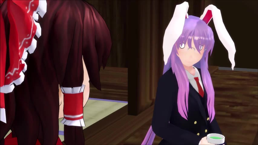 【东方MMD】紫与灵梦:茶会