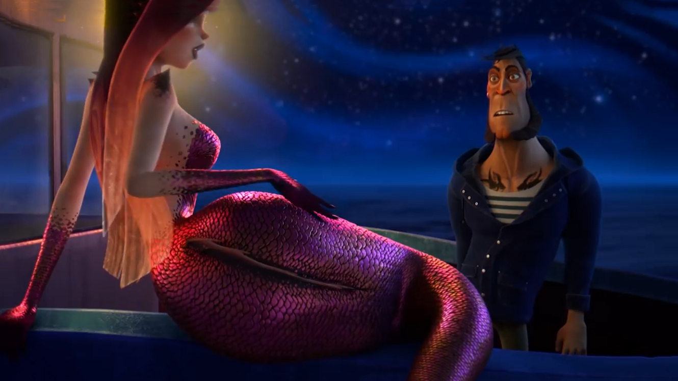 妖艳美人鱼想泡水手,结果却被关进鱼缸