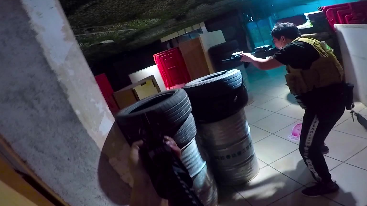 wargame水弹玩具下场,战术凉鞋脚步声有点大