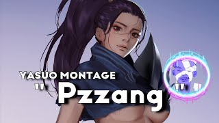 韩服第一亚索프제짱 韩服王者局亮眼操作全程高能king fo yasuo pzzzang
