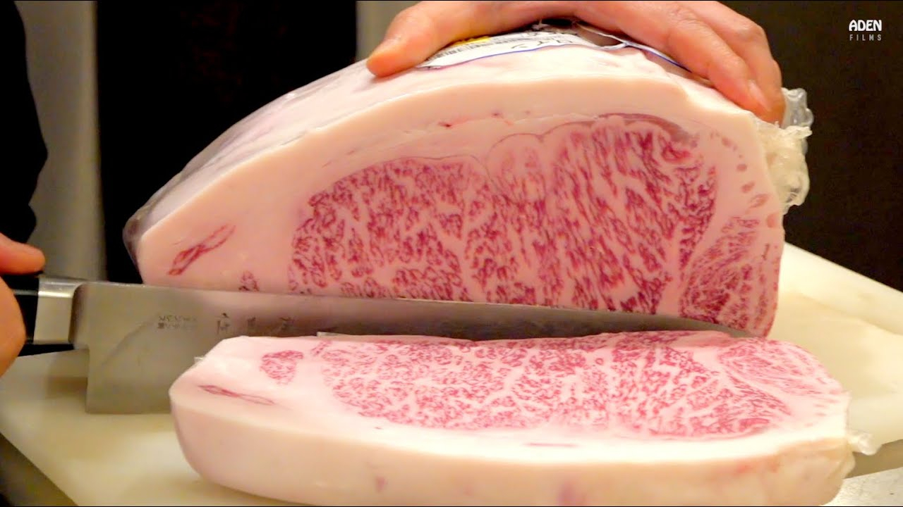 看日本大厨烹饪顶级宫崎骏A5和牛料理,才知道牛排简直都弱爆了!