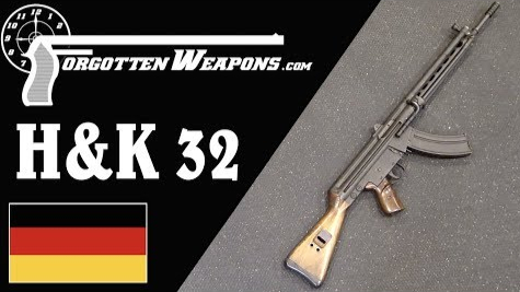 【被遗忘的武器/双语】H&K的7.62x39mm G3步枪--HK32原型