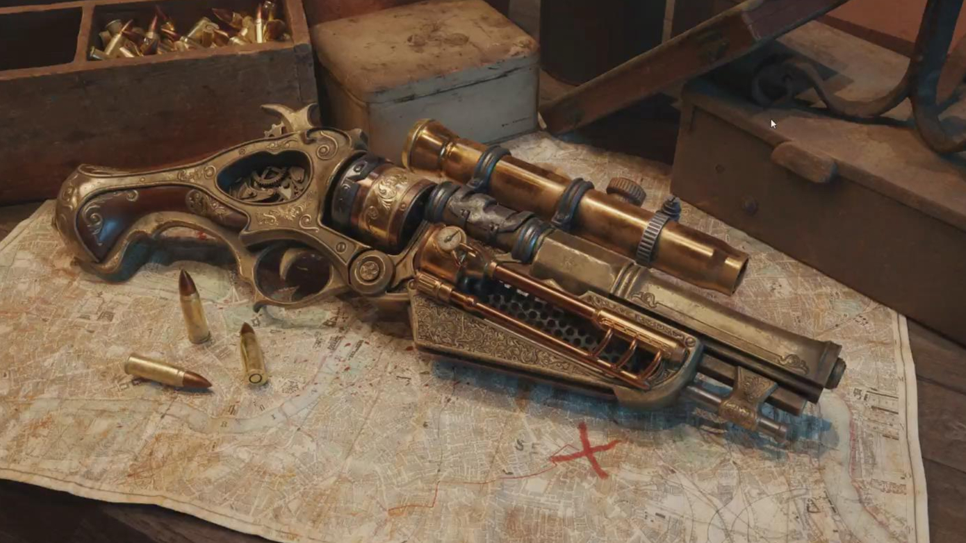 【blender】中世纪游戏手枪概念设计综合制作教程(中英双字)