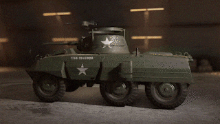 二战美国-M8“灰狗”轻型轮式装甲车#1《战地5》