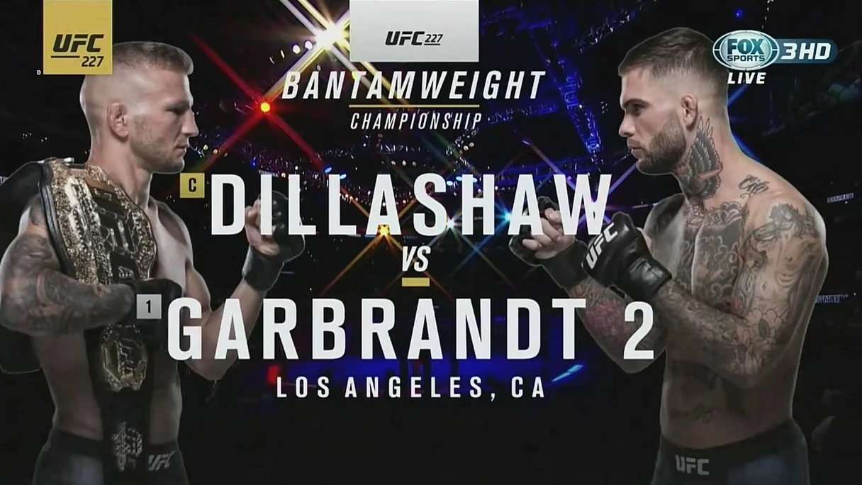 UFC227台湾解说 科迪 vs TJ迪拉肖 Ⅱ战