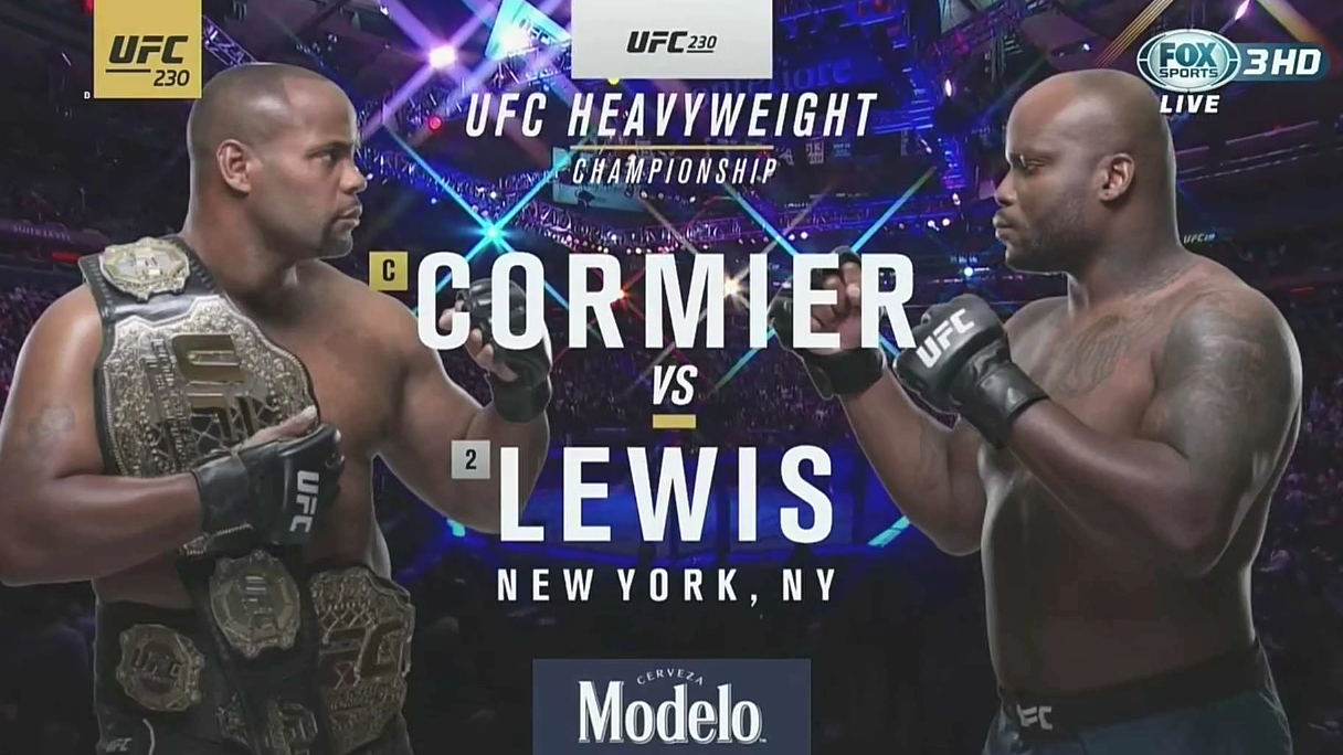 UFC230台湾解说 主赛: DC黑球 vs 黑色野兽Lewis