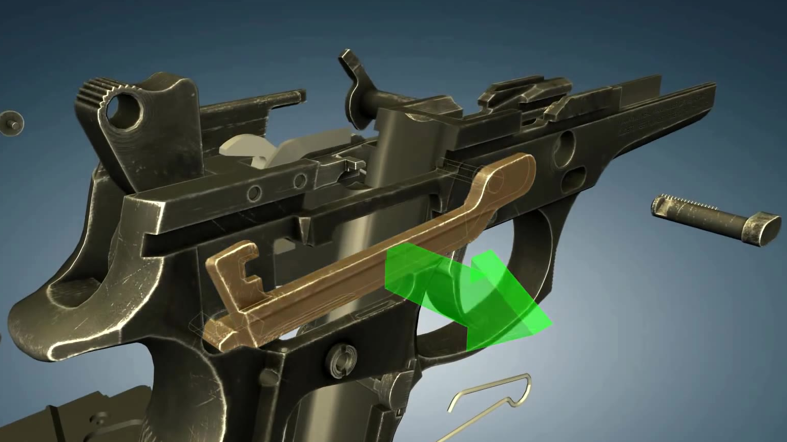 【透视眼】Beretta 92 零件细节拆装