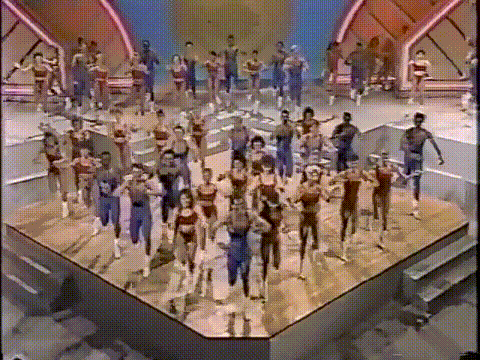 黑人兄弟 健身操悲剧的原版视频 1988年健身操比赛开场仪式