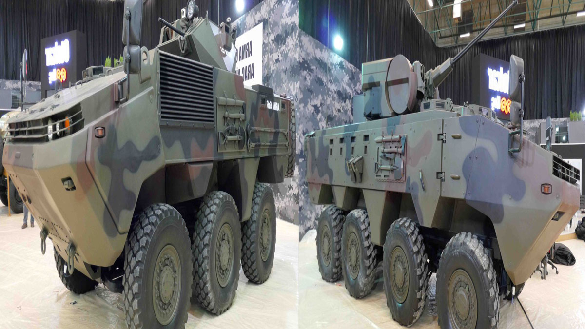土耳其Otokar Arma 6x6/8x8轮式装甲运兵车展示视频。