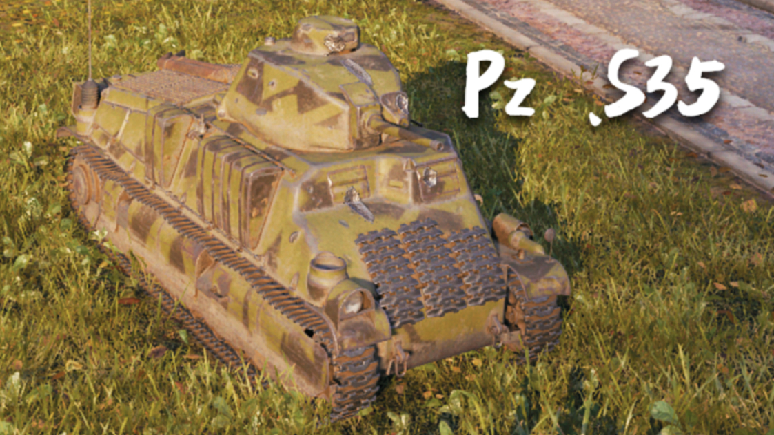 【坦克世界】Pz .S35:12杀 - 2千9输出(1v7翻盘),短小精干(锡城)