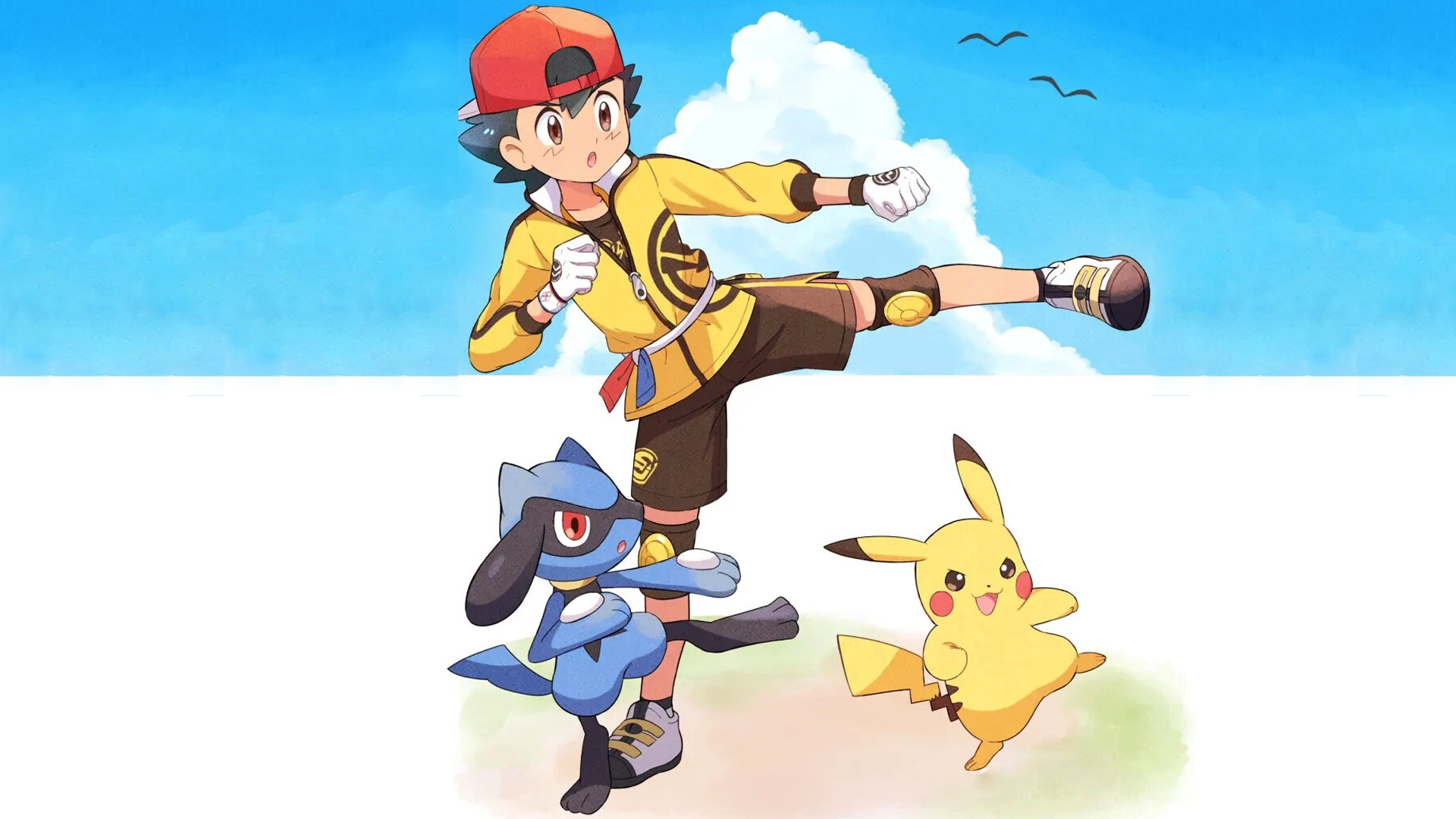 小智应广大粉丝要求终于将路卡利欧收入囊中,果然和小智一样好战