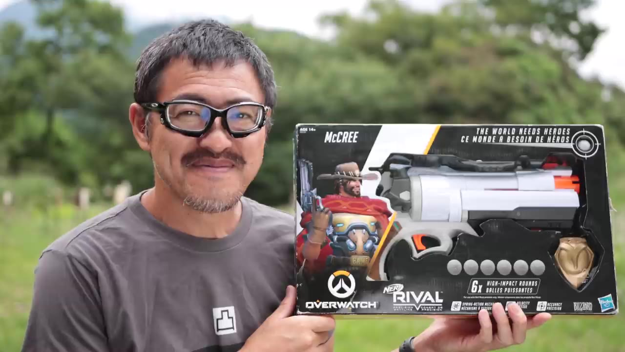 【日本壕界大叔】Nerf 麦克雷同款玩具测评!