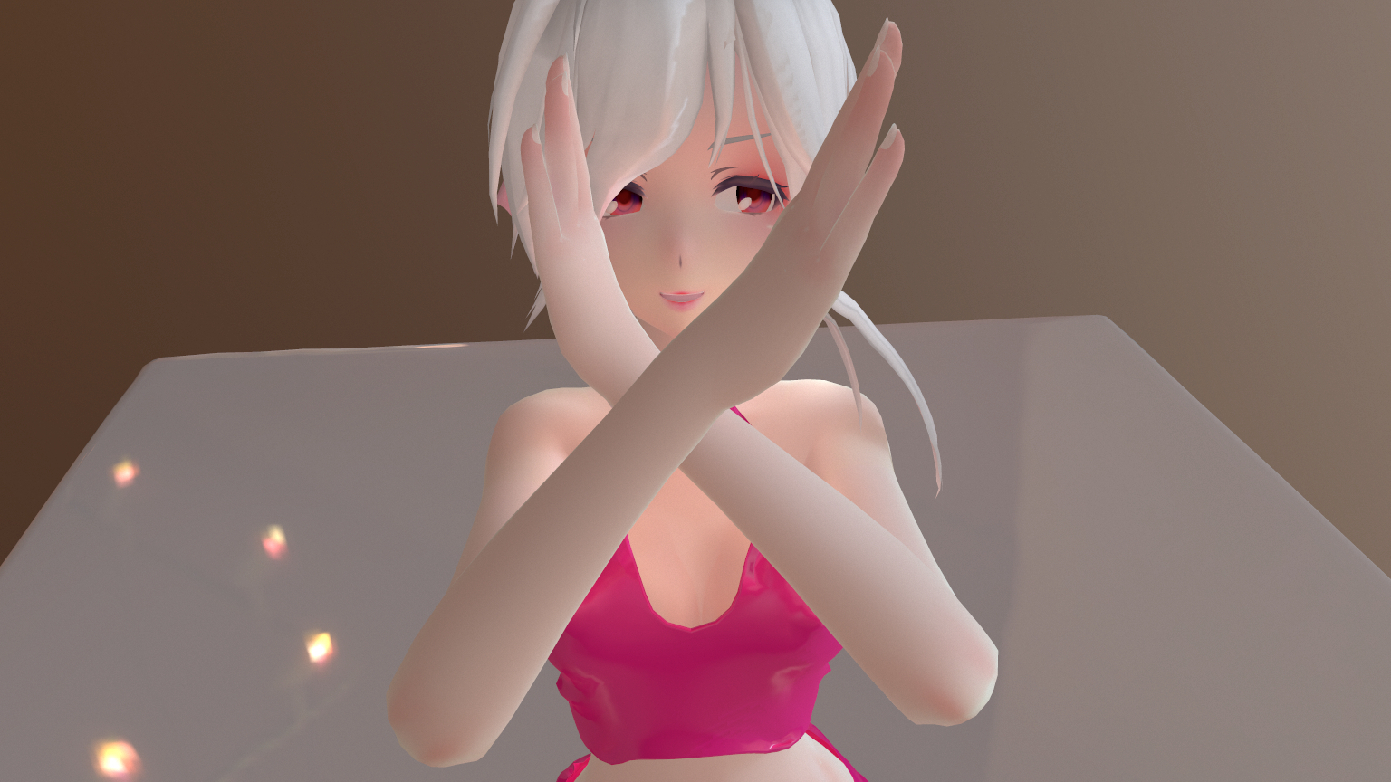 【布料解算·MMD】 弱音:答应我~ 别动手~~