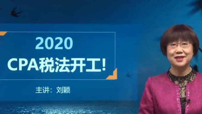 2020最新注会东奥税法刘颖 完整版