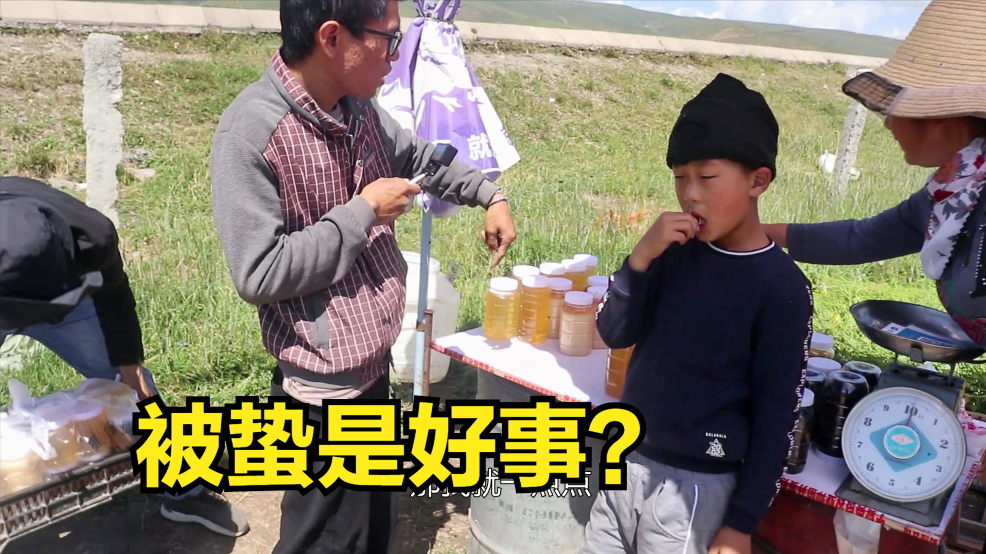 我被蜜蜂蛰了!询问蜂农如何处理伤口时,却无意得知一个民间秘方