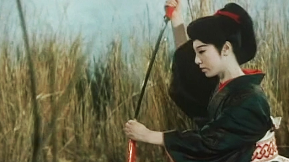 江户时代风情画,美女剑客养成记,冷门剑戟片【笑傲江湖·盲女剑】