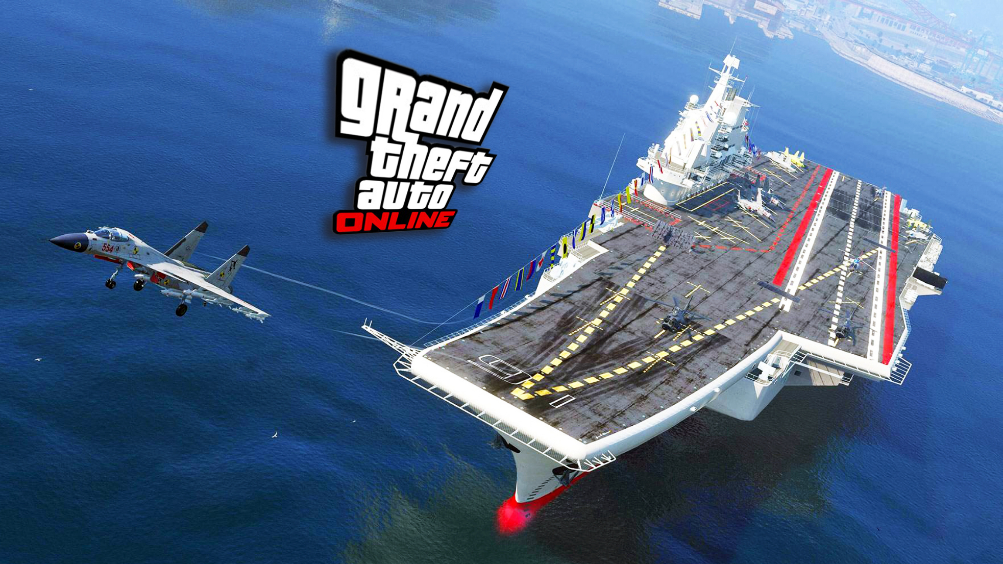【GTA5】最新航母商战任务试玩!巨量武器来袭!