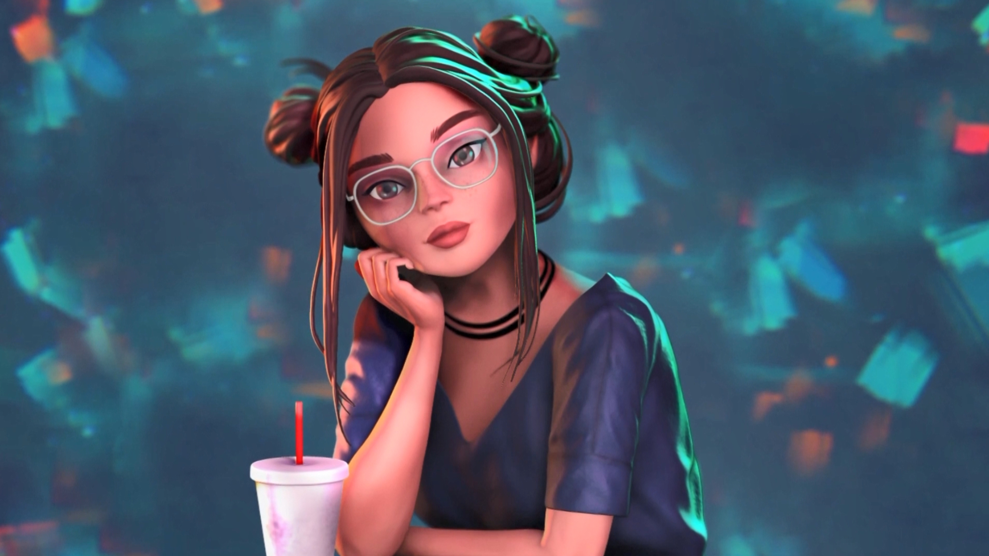 【3d建模】女孩3d建模制作过程,zbrush雕刻,建模教程