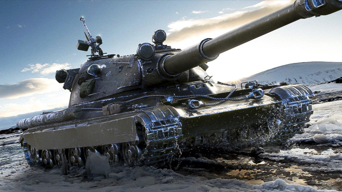 坦克世界闪击战:t110e4服务器眷顾就可以一路黑到底.