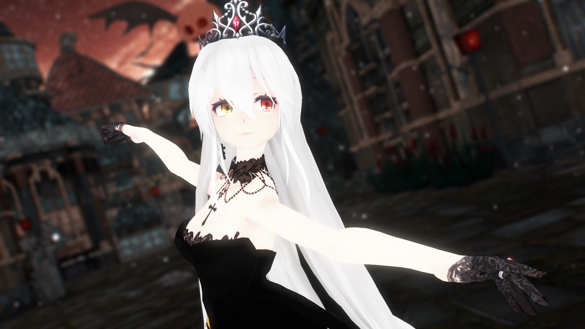 【弱音MMD】黑色哥特婚纱弱音优雅起舞