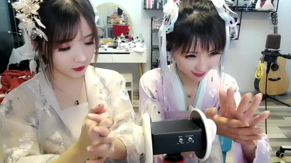 【小仙女系列】露娜双人侍奉耳朵,第二期【助眠哄睡声控触发音口腔音】