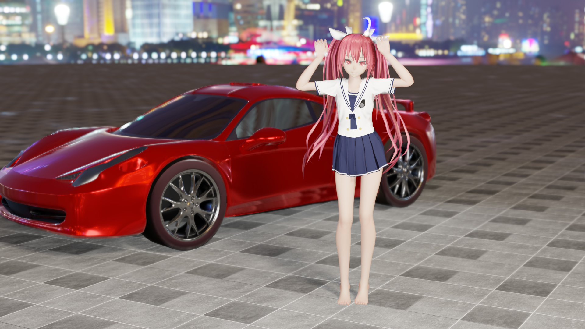 要人还是要车?急!在线等。。琴里MMD【布料】