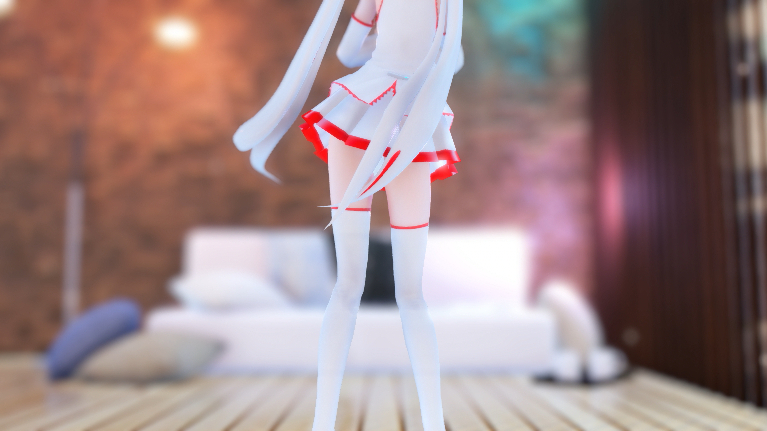 【MMD】九尾三妈式Miku ねこみみスイッチ (猫耳开关)