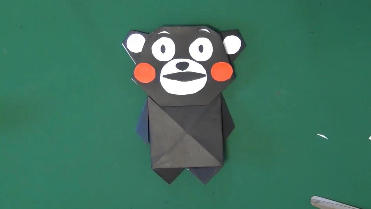 亲子手工:熊本熊的凝视!教你折纸憨憨的熊本熊,超好玩!