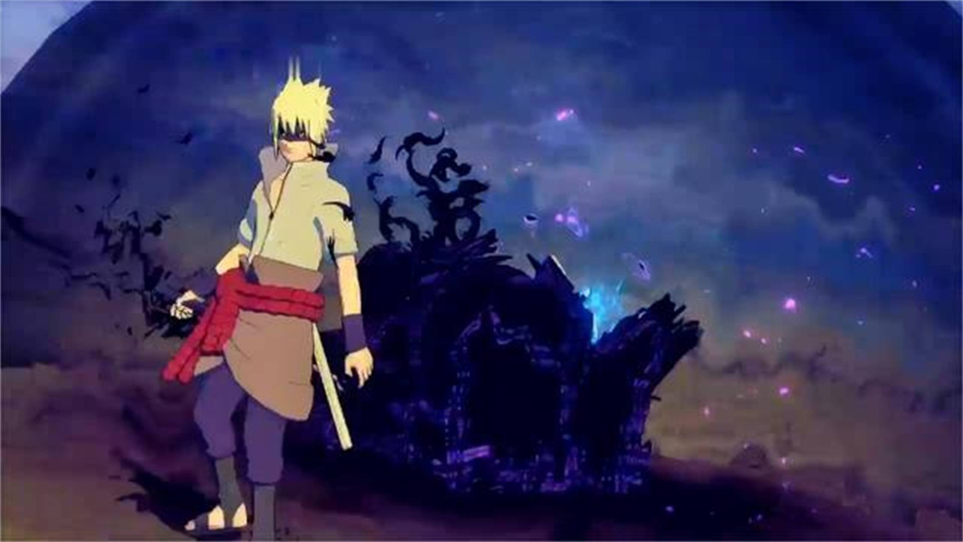 黑化佐助,六道模式忍术技能加强mod,火影忍者风暴4