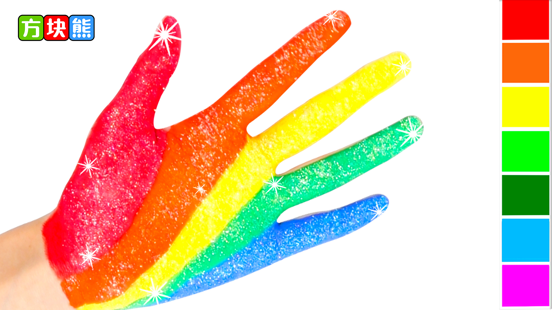 diy涂鸦 五彩斑斓的羽毛手掌diy涂鸦 五彩斑斓的羽毛手掌