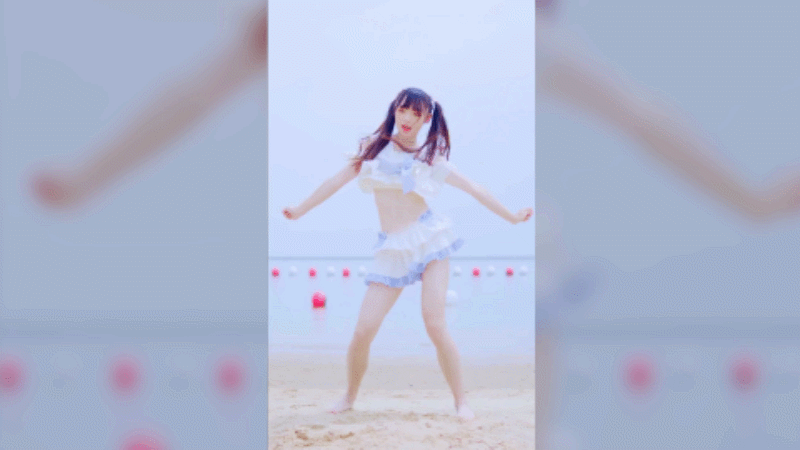 【毛巾】海边扭一扭 【短视频】