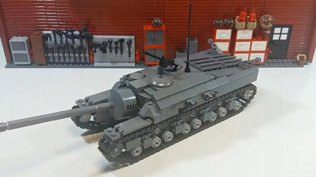 乐高MOC教程 T28重型坦克